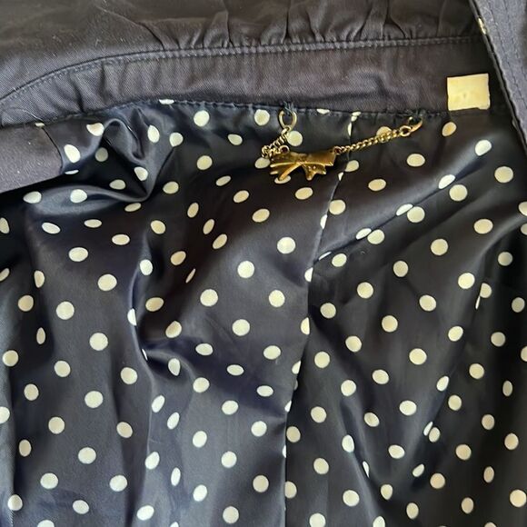 navy rain coat - Picture 6 of 6